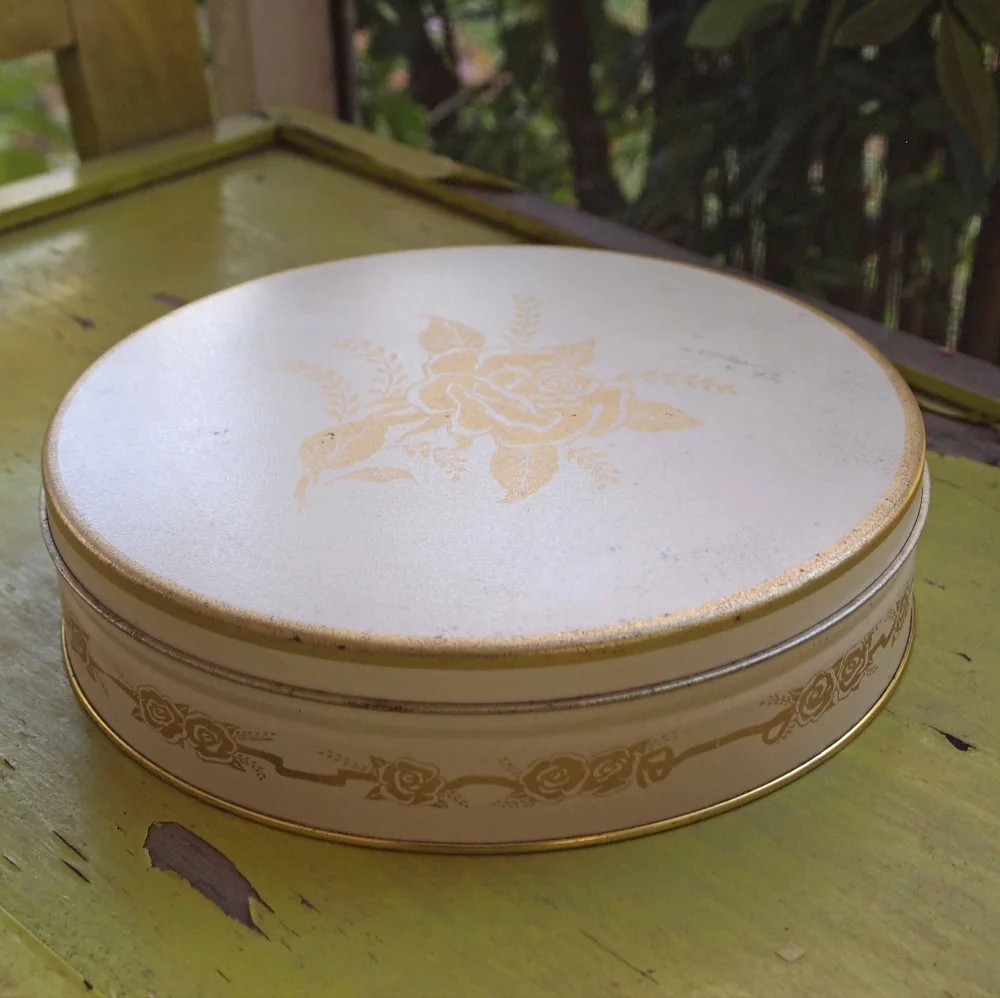 Vintage Nutcracker Sweets Tin Cookie Candy Holiday Tin Storage Container Box